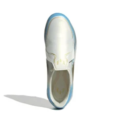 adidas F50 Messi Elite Gras Voetbalschoenen (FG) Kids Wit Lichtblauw Goud