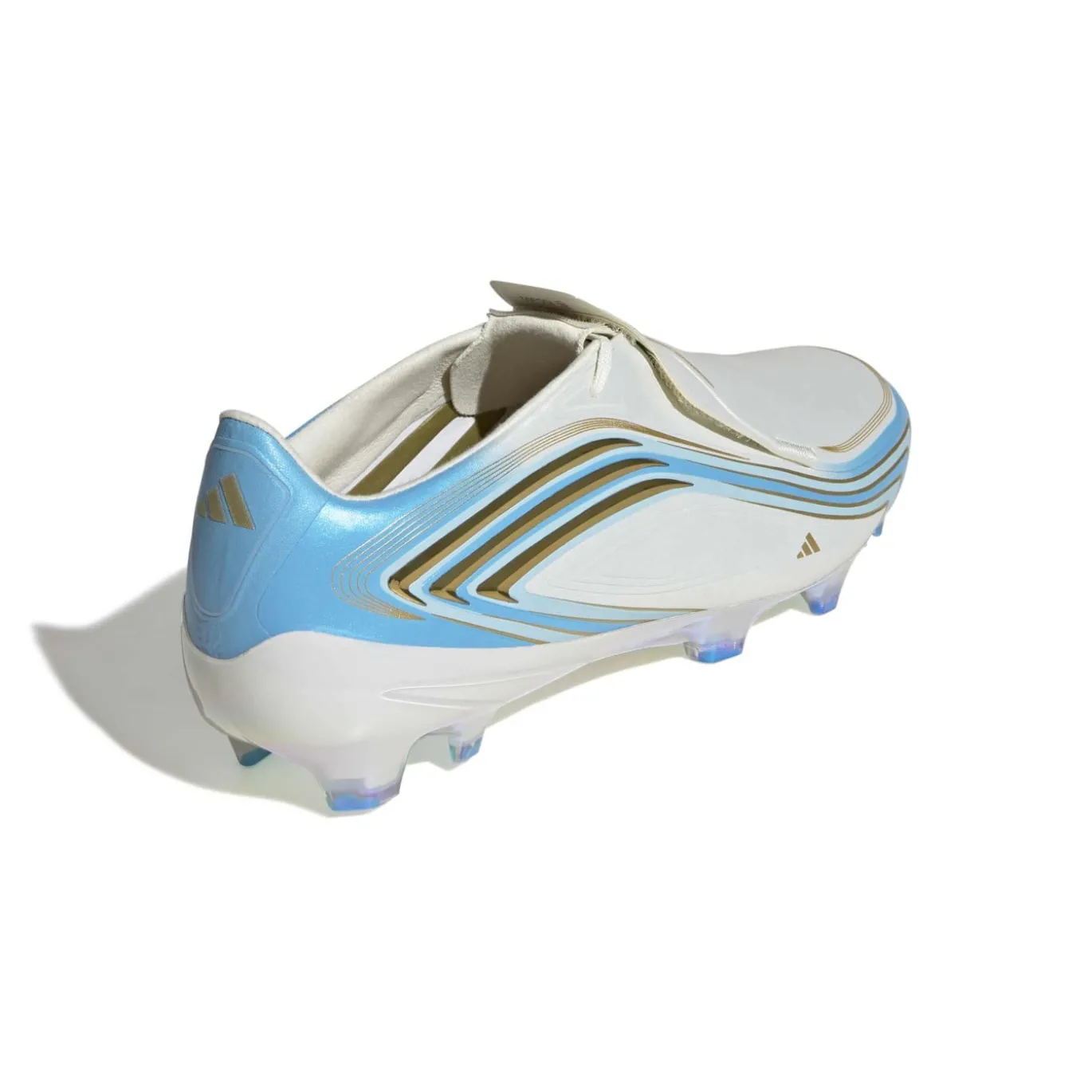 adidas F50 Messi Elite Gras Voetbalschoenen (FG) Wit Lichtblauw Goud
