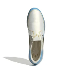 adidas F50 Messi Elite Gras Voetbalschoenen (FG) Wit Lichtblauw Goud