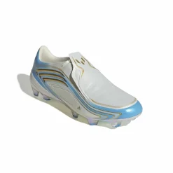 adidas F50 Messi Elite Gras Voetbalschoenen (FG) Wit Lichtblauw Goud