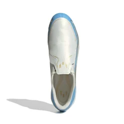 adidas F50 Messi League Gras Voetbalschoenen (FG) Wit Lichtblauw Goud