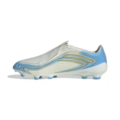 adidas F50 Messi League Gras Voetbalschoenen (FG) Wit Lichtblauw Goud