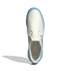 adidas F50 Messi League Veterloze Gras Voetbalschoenen (FG) Kids Wit Lichtblauw Goud
