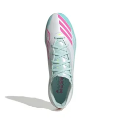 adidas F50 Messi Pro Gras Voetbalschoenen (FG) Wit Turquoise Roze