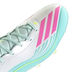 adidas F50 Messi Pro Gras Voetbalschoenen (FG) Wit Turquoise Roze