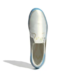 adidas F50 Messi Pro Gras Voetbalschoenen (FG) Wit Lichtblauw Goud
