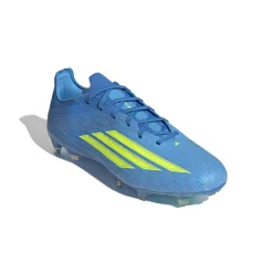 adidas F50 Pro Gras Voetbalschoenen (FG) Blauw Neongeel