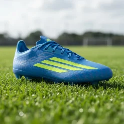 adidas F50 Pro Gras Voetbalschoenen (FG) Blauw Neongeel