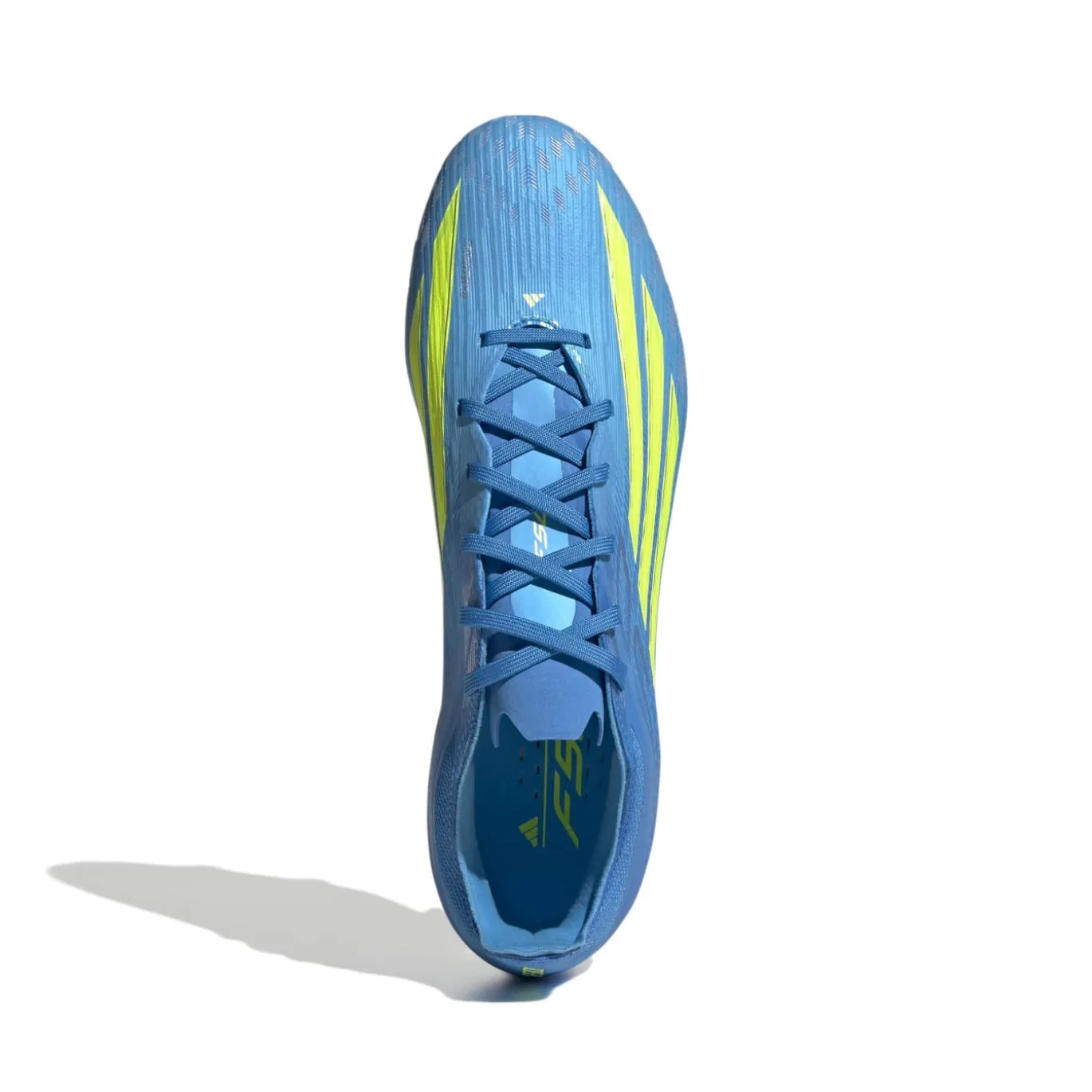 adidas F50 Pro Gras Voetbalschoenen (FG) Blauw Neongeel