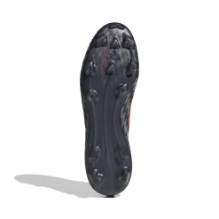 adidas F50 Pro Gras Voetbalschoenen (FG) Zwart Rood Donkergrijs