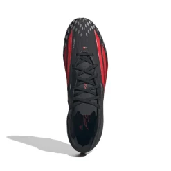adidas F50 Pro Gras Voetbalschoenen (FG) Zwart Rood Donkergrijs
