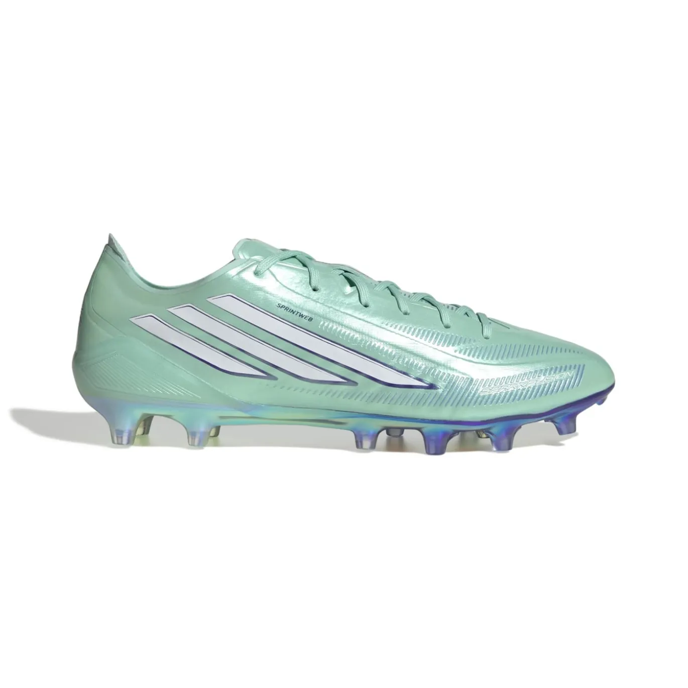 adidas F50 Sparkfusion Elite Gras / Kunstgras Voetbalschoenen (MG) Dames Mintgroen Wit Blauw
