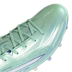 adidas F50 Sparkfusion Elite Gras / Kunstgras Voetbalschoenen (MG) Dames Mintgroen Wit Blauw