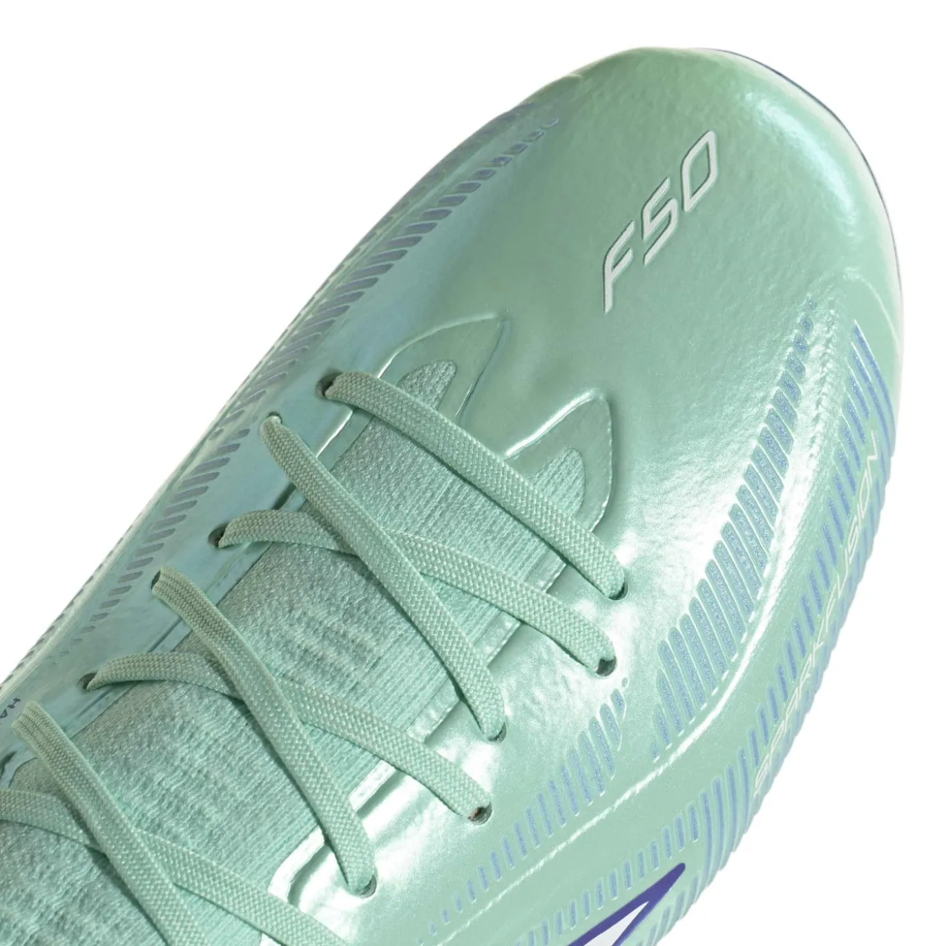 adidas F50 Sparkfusion Elite Mid Gras / Kunstgras Voetbalschoenen (MG) Dames Mintgroen Wit Blauw