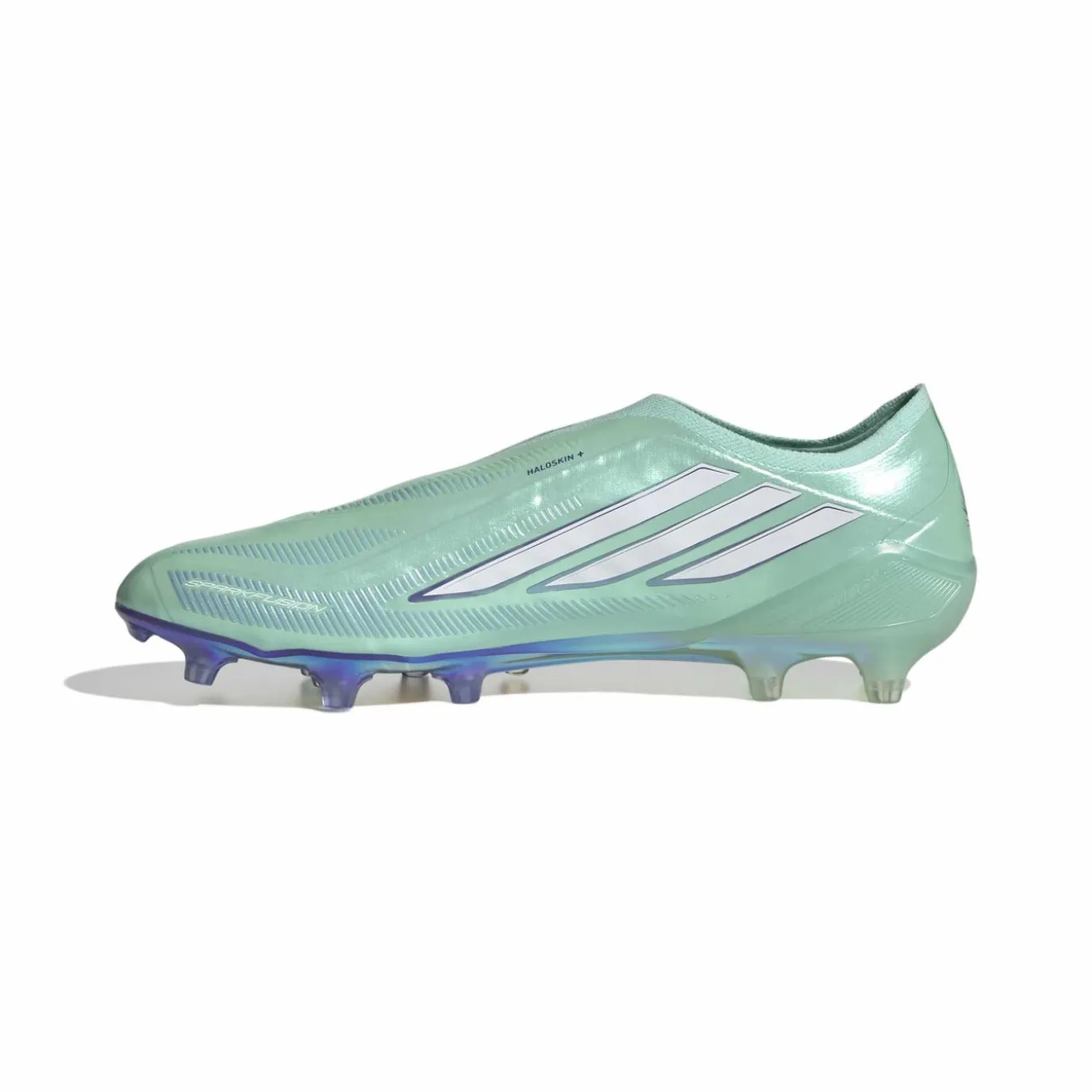 adidas F50 Sparkfusion Elite Veterloze Gras / Kunstgras Voetbalschoenen (MG) Dames Mintgroen Wit Blauw