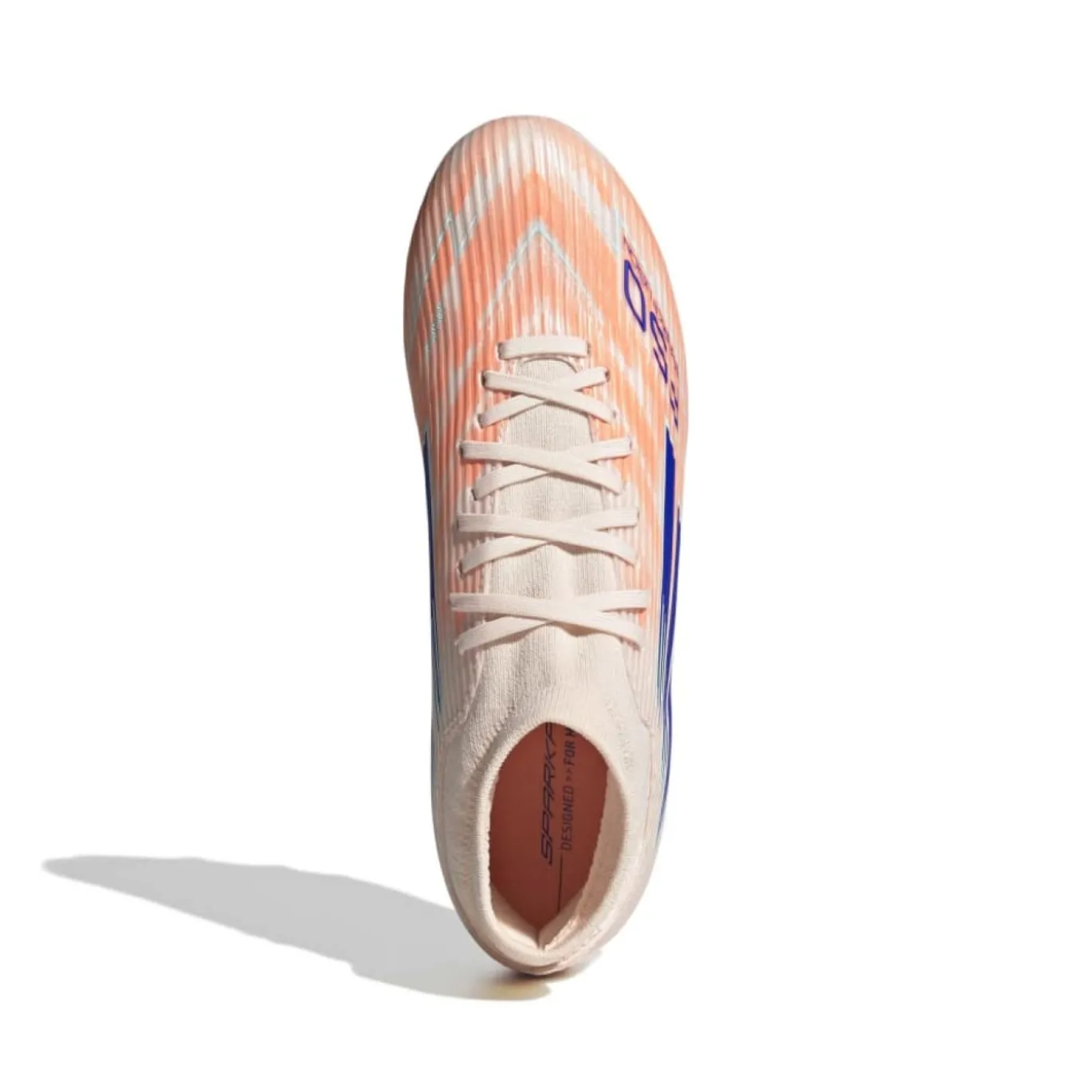 adidas F50 Sparkfusion League Gras / Kunstgras Voetbalschoenen (MG) Dames Oranje Blauw