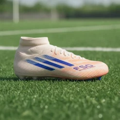 adidas F50 Sparkfusion League Gras / Kunstgras Voetbalschoenen (MG) Dames Oranje Blauw
