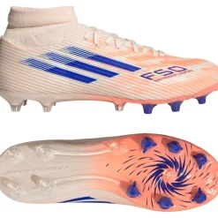 adidas F50 Sparkfusion League Gras / Kunstgras Voetbalschoenen (MG) Dames Oranje Blauw
