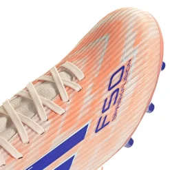 adidas F50 Sparkfusion League Gras / Kunstgras Voetbalschoenen (MG) Dames Oranje Blauw