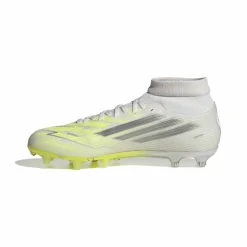 adidas F50 Sparkfusion League Gras / Kunstgras Voetbalschoenen (MG) Dames Wit Grijs Neongeel