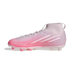adidas F50 Sparkfusion League Gras / Kunstgras Voetbalschoenen (MG) Kids Roze Wit