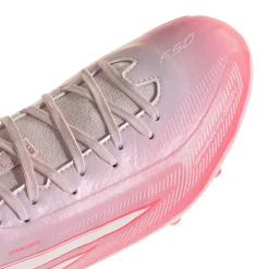 adidas F50 Sparkfusion League Gras / Kunstgras Voetbalschoenen (MG) Kids Roze Wit