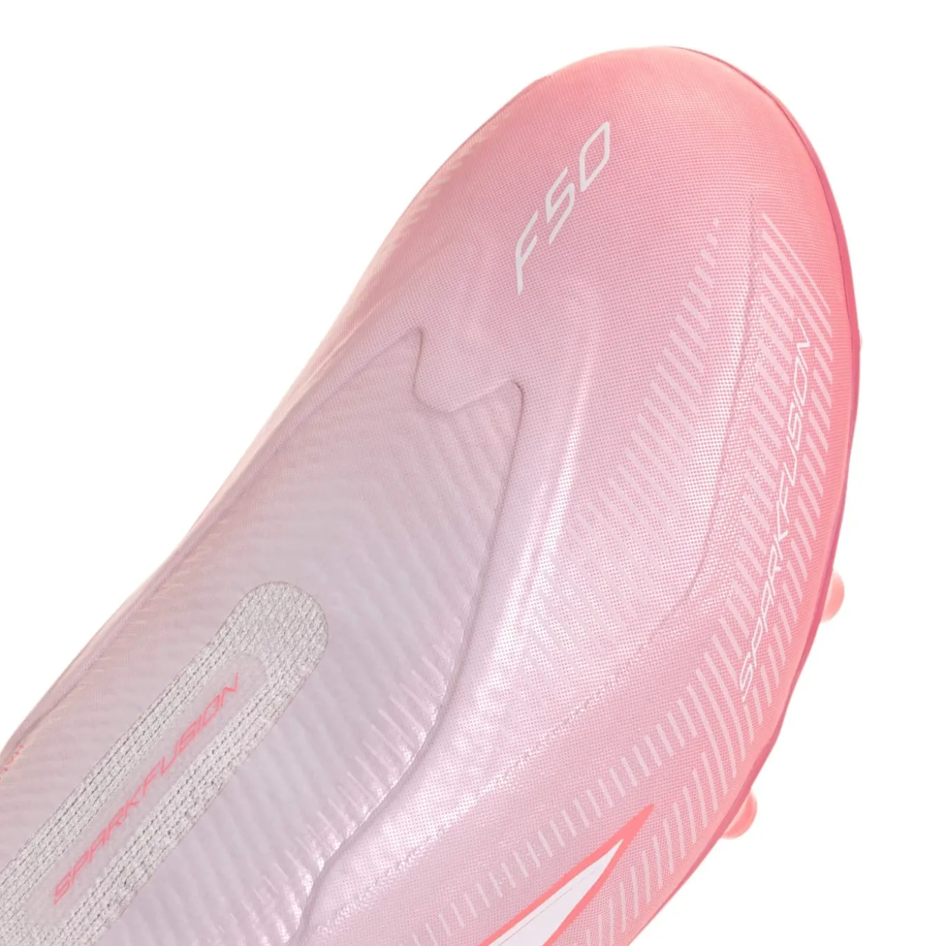 adidas F50 Sparkfusion League Veterloze Gras / Kunstgras Voetbalschoenen (MG) Dames Roze Wit