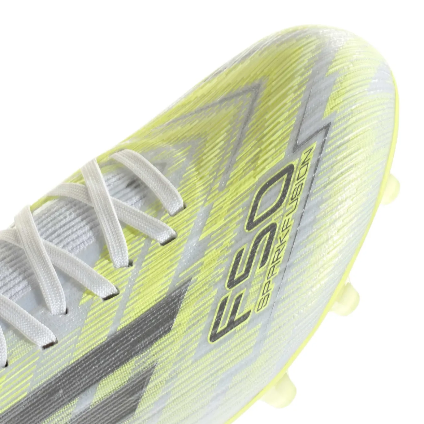 adidas F50 Sparkfusion Pro Gras / Kunstgras Voetbalschoenen (MG) Dames Wit Grijs Neongeel