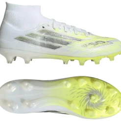 adidas F50 Sparkfusion Pro Gras / Kunstgras Voetbalschoenen (MG) Dames Wit Grijs Neongeel