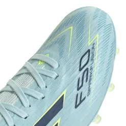 adidas F50 Sparkfusion Pro Gras / Kunstgras Voetbalschoenen (MG) Dames Lichtblauw Donkerblauw Neongeel