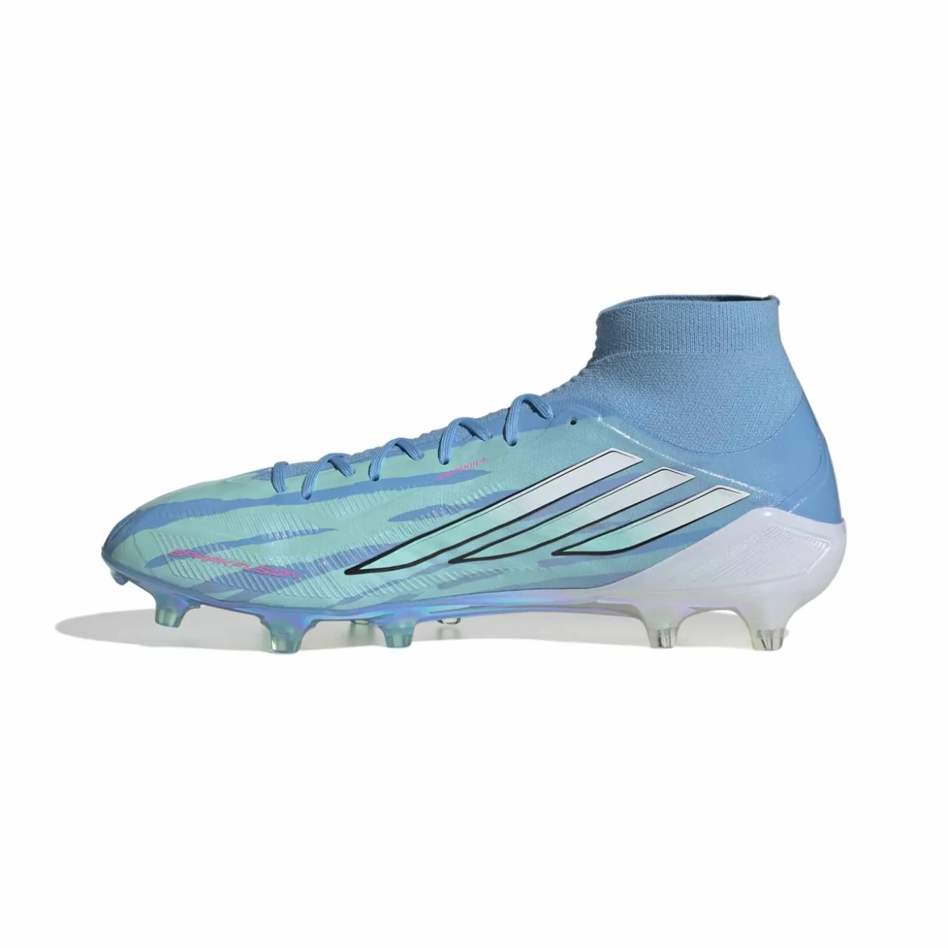 adidas F50 Sparkfusion Trinity Elite Gras / Kunstgras Voetbalschoenen (MG) Dames Blauw Felblauw Felroze
