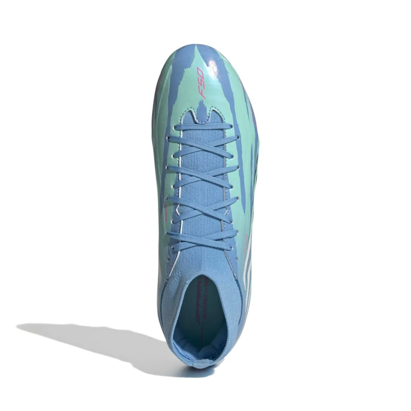 adidas F50 Sparkfusion Trinity League Gras / Kunstgras Voetbalschoenen (MG) Dames Blauw Felblauw Felroze