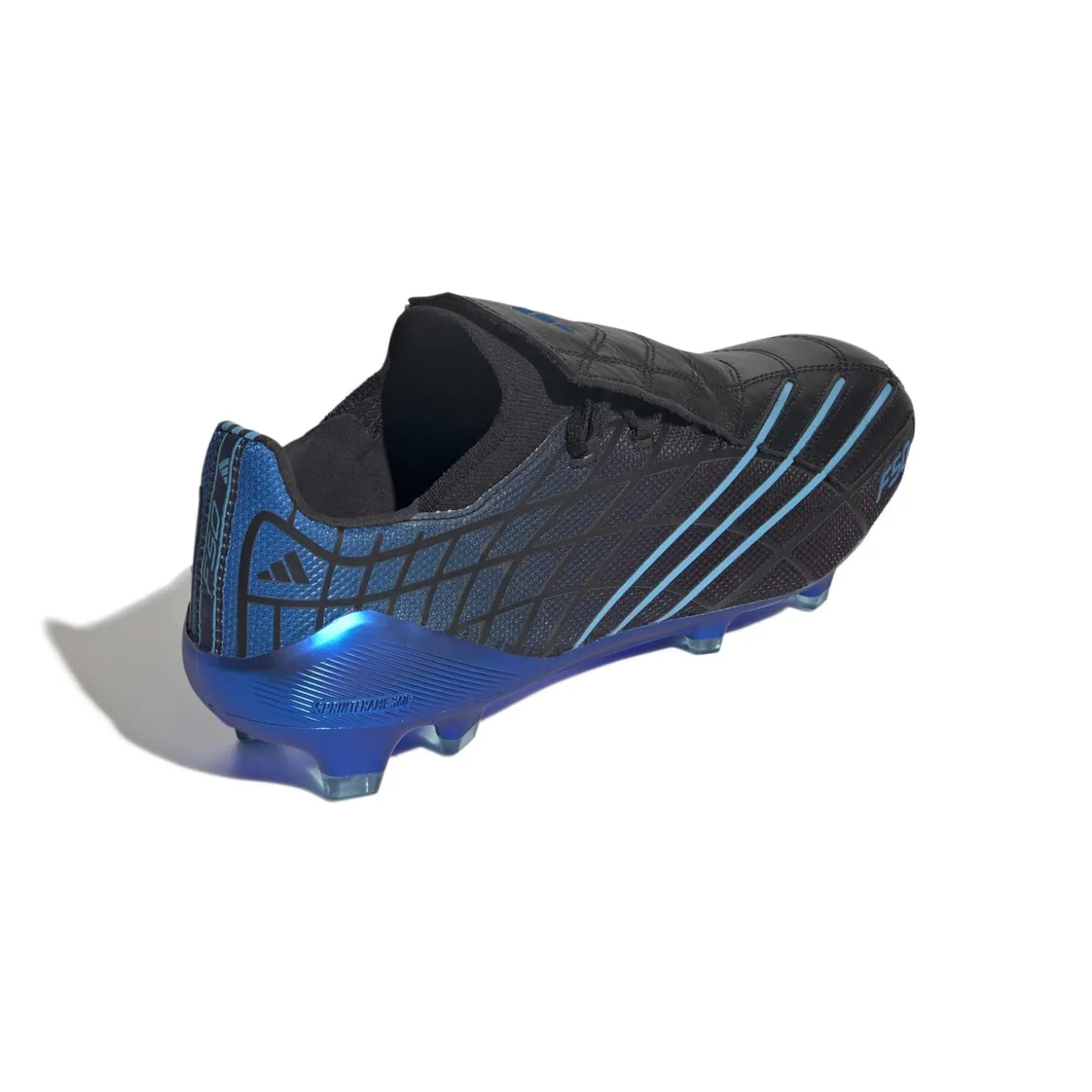 adidas F50 Spider Elite Gras Voetbalschoenen (FG) Zwart Blauw
