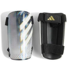 adidas F50 Training Scheenbeschermers Kids Zilvergrijs Wit Goud Zwart