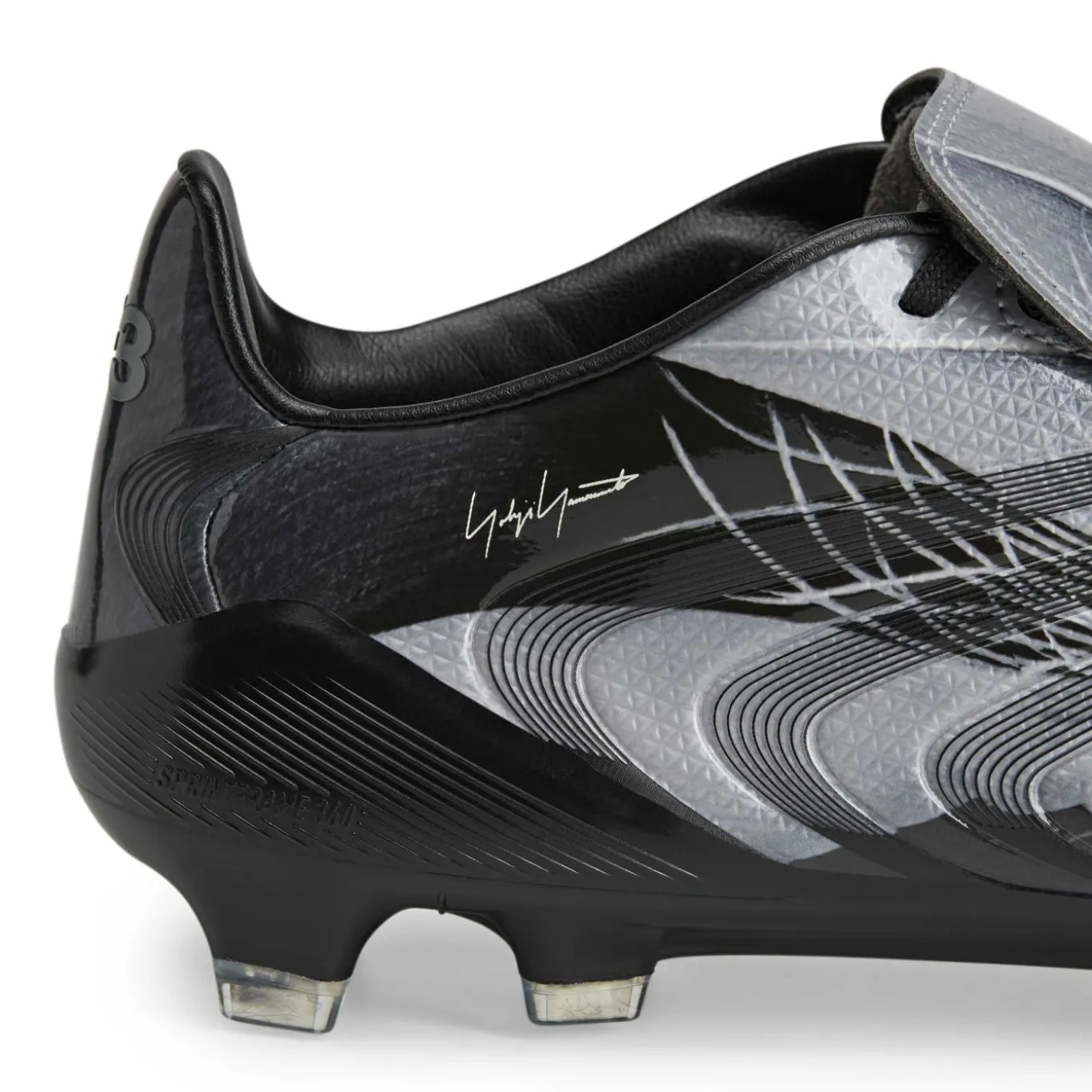 adidas F50 Tunit Y-3 Elite Gras Voetbalschoenen (FG) Zwart Zilvergrijs