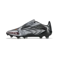 adidas F50 Tunit Y-3 Elite Gras Voetbalschoenen (FG) Zwart Zilvergrijs