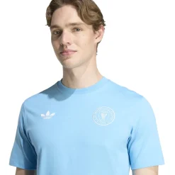 adidas Inter Miami CF Originals T-Shirt Blauw Wit Roze