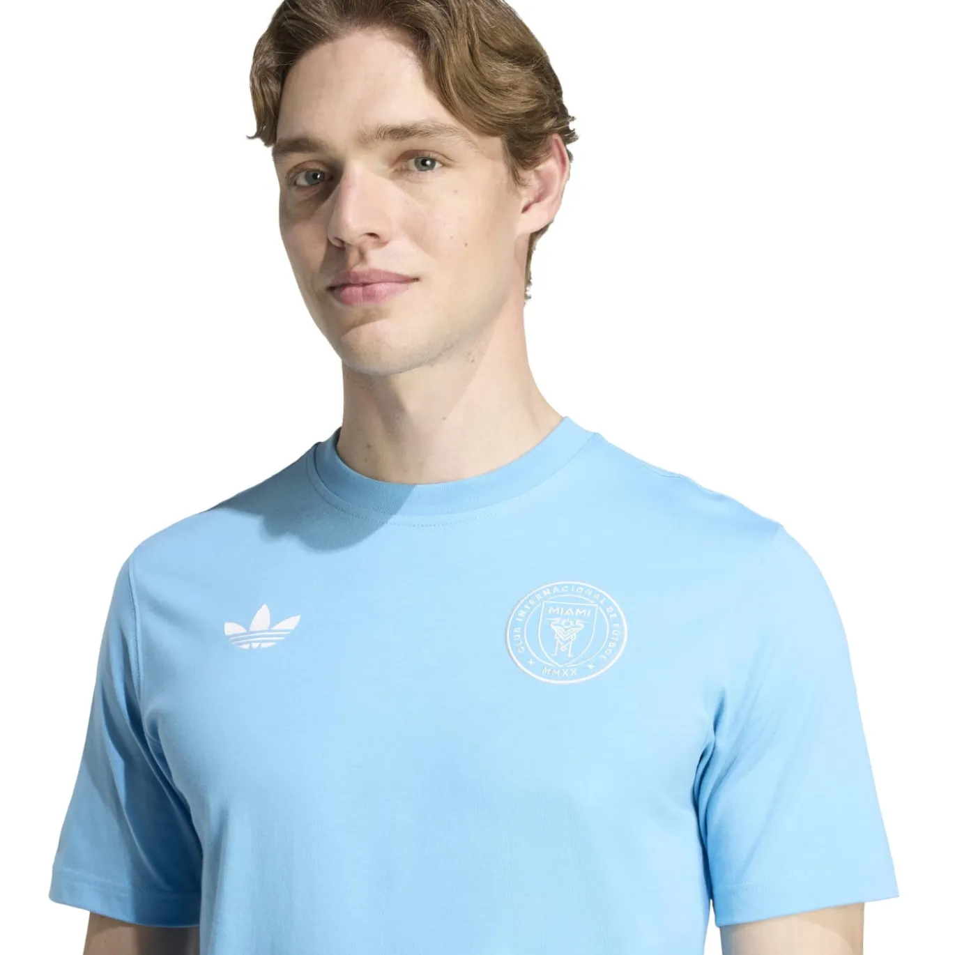 adidas Inter Miami CF Originals T-Shirt Blauw Wit Roze
