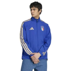 adidas Italië Anthem Trainingsjack 2026-2028 Blauw Goud