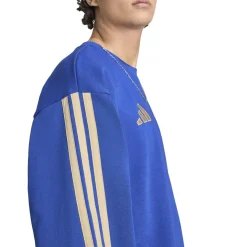 adidas Italië DNA Crew Sweater 2026-2028 Blauw Goud