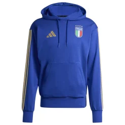 adidas Italië DNA Hoodie 2026-2028 Blauw Goud