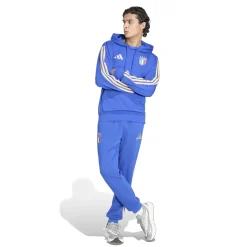 adidas Italië DNA Trainingspak Hooded 2026-2028 Blauw Goud