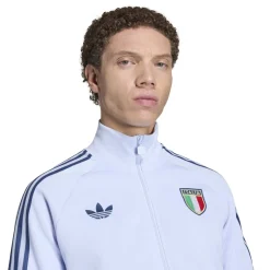 adidas Italië Originals Trainingsjack Lichtblauw Blauw