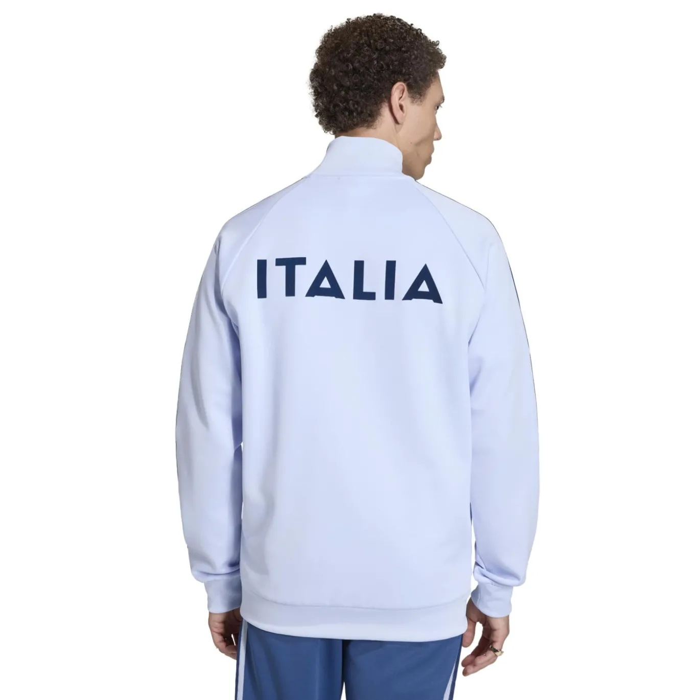 adidas Italië Originals Trainingsjack Lichtblauw Blauw