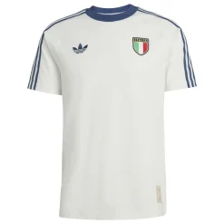 adidas Italië Originals T-Shirt Wit Blauw