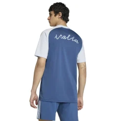 adidas Italië Pre-Match Trainingsshirt 2026-2028 Blauw Wit