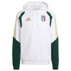 adidas Italië Sweat Hoodie 2026-2028 Wit Groen Goud
