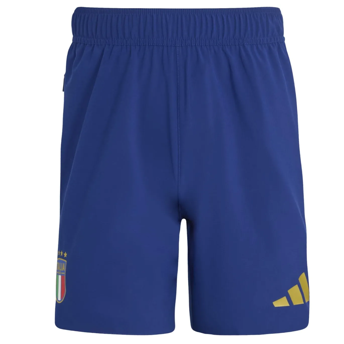 adidas Italië Tiro Travel Broekje 2026-2028 Blauw Goud