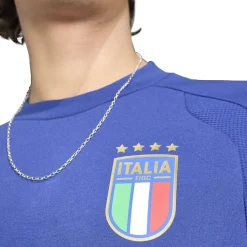 adidas Italië Tiro Travel Crew Trainingspak 2026-2028 Blauw Goud