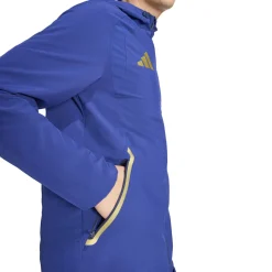 adidas Italië Tiro Travel Trainingsjack 2026-2028 Blauw Goud